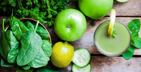 Obst und Gemüse zur Detoxikation