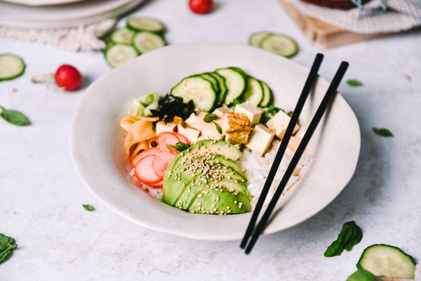 Sushi zdjela s tofuom