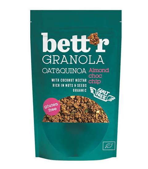 Granola Badem i komadići čokolade - Organska 300g Bett’r