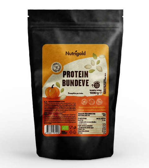 Nutrigold proteinski prah bundeve organski u pakiranju od 1000g 