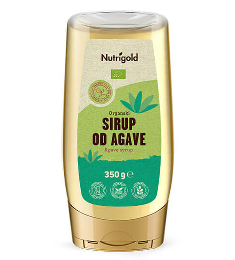 Nutrigold organski sirup od agave u bočici od 350g 