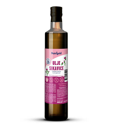 Nutrigold Hladno prešano ulje sikavice u boci od 500 ml 