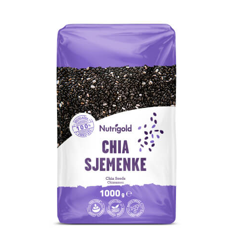 Nutrigold chia sjemenke u pakiranju 1000g 