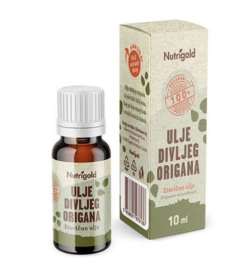 Nutrigold ulje divljeg origana Bio u bočici od 10ml 