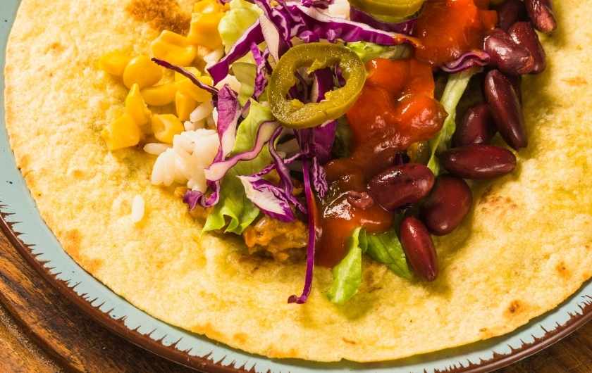 Recept za tortilje s povrćem kao odličan izvor proteina.
