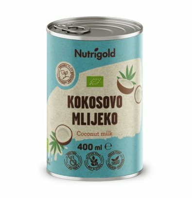 Nutrigold Kokosovo mlijeko Organsko u pakiranju 400ml 