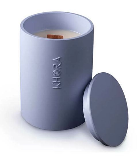 Mirisna svijeća sa 100% sojinim voskom Bamboo & White Tea - Khora