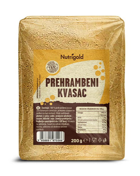 Prehrambeni kvasac - 200g Nutrigold