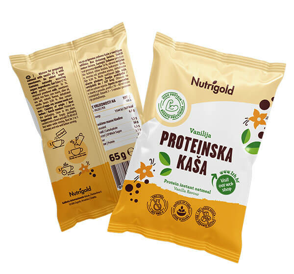 Proteinska kaša Vanilija 65g Nutrigold
