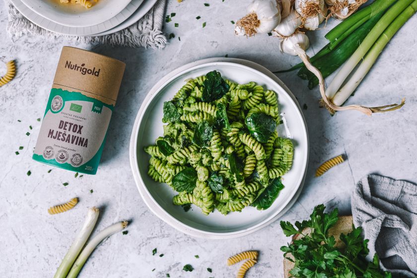 Green goddess pasta