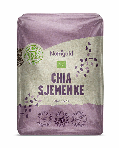 Chia sjemenke - Organske 500g Nutrigold