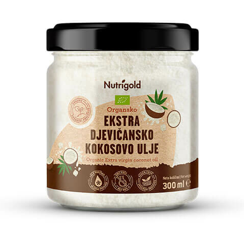 Ekstra djevičansko kokosovo ulje - Organsko 300ml Nutrigold