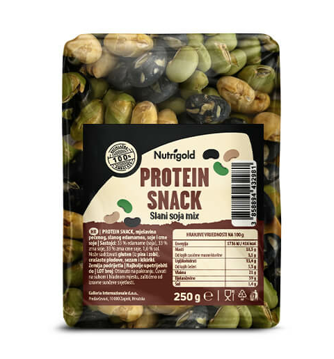 Nutrigold Super protein snack u pakiranju od 250g.