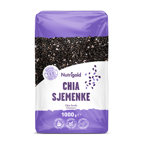  Nutrigold Chia sjemenke u pakiranjau od 1000g