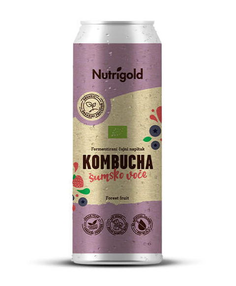 Kombucha Šumsko voće - Organska 330ml Nutrigold