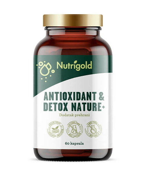 Antioxidant & Detox Nature+ - 60 veganskih kapsula Nutrigold