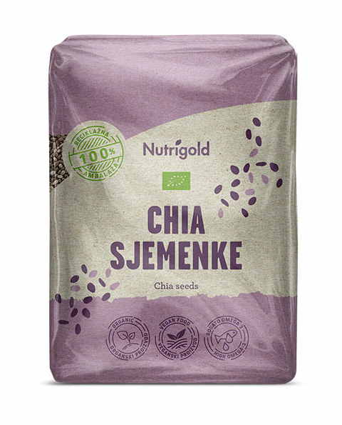 Chia sjemenke - Organske 500g Nutrigold