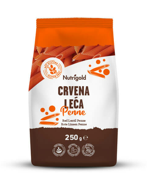 Tjestenina od crvene leće - Bez glutena 250g Nutrigold