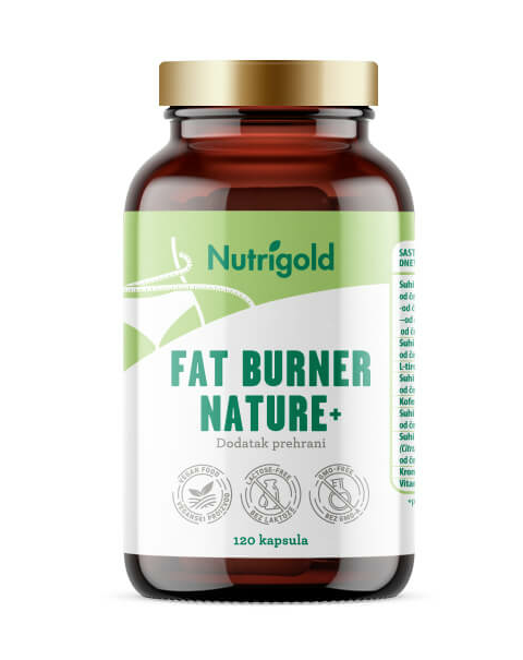 Fat Burner Nature+ - 120 vegan kapsula Nutrigold