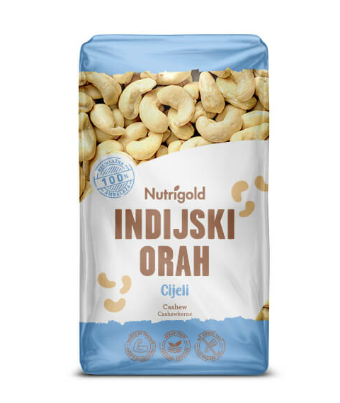 Indijski oraščić - sirov 1000g Nutrigold