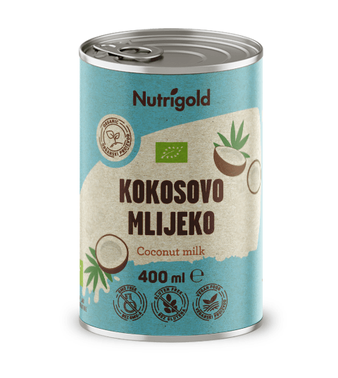 Kokosovo mlijeko - Organsko 400ml Nutrigold