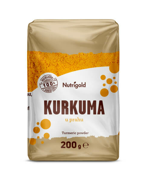 Kurkuma u prahu 200g Nutrigold