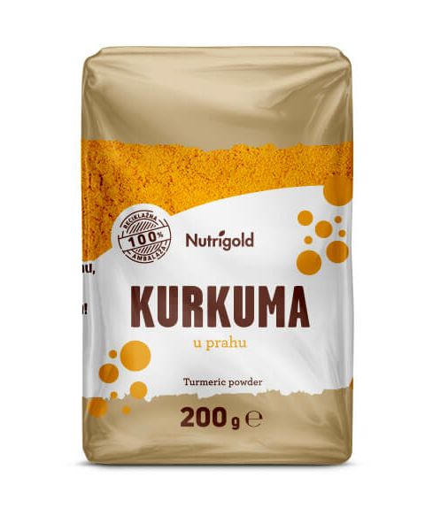 Kurkuma u prahu 200g Nutrigold