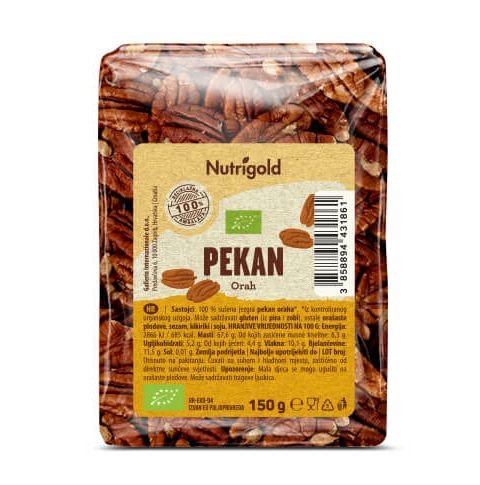 Pekan orah - Organski 150g Nutrigold