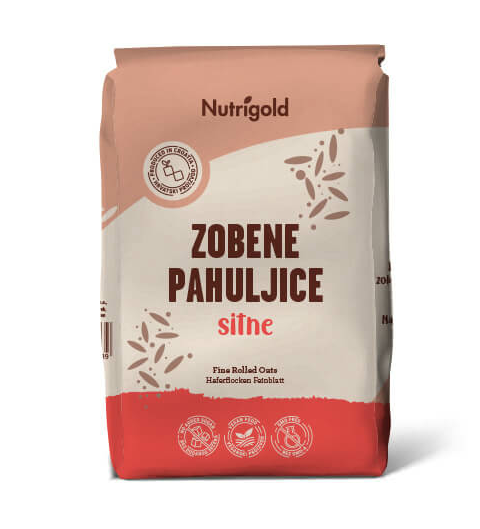 Zobene pahuljice - Sitne 750g Nutrigold