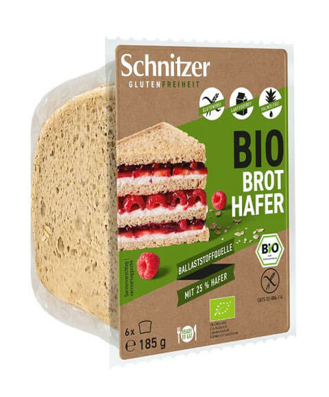 Kruh od zobi Bez glutena - Organski 200g Schnitzer
