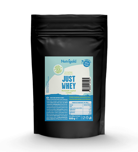 Just Whey Protein koncentrat 80% - 500g Nutrigold