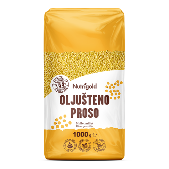 Hirse geschält – 1000g Nutrigold