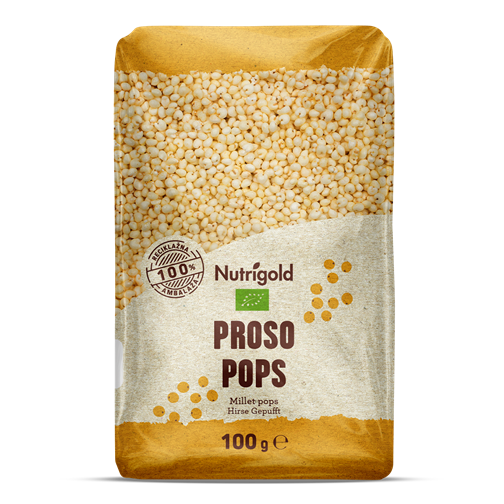 Hirse-Pops Biologisch – 100g Nutrigold