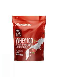 Whey 100 Protein – Erdbeermilchshake 1kg Frontrunner
