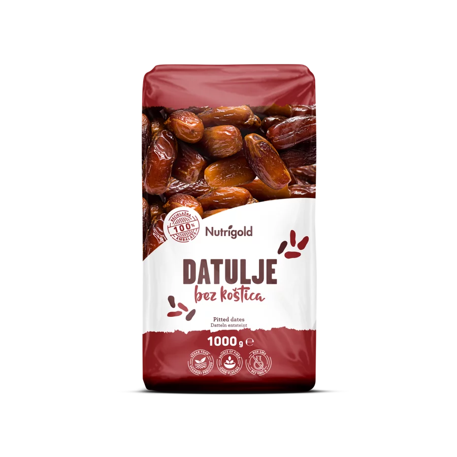Nutrigold Datteln entsteint in einer 1kg Packung
