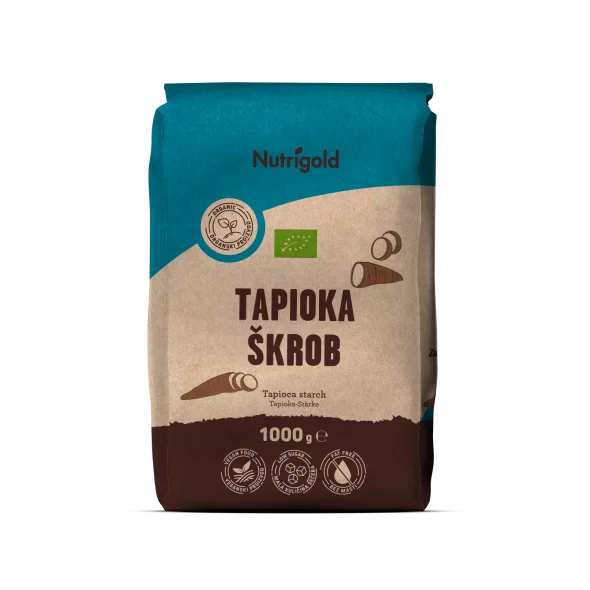 Nutrigold biologische Tapiokastärke in einer 1000g Packung