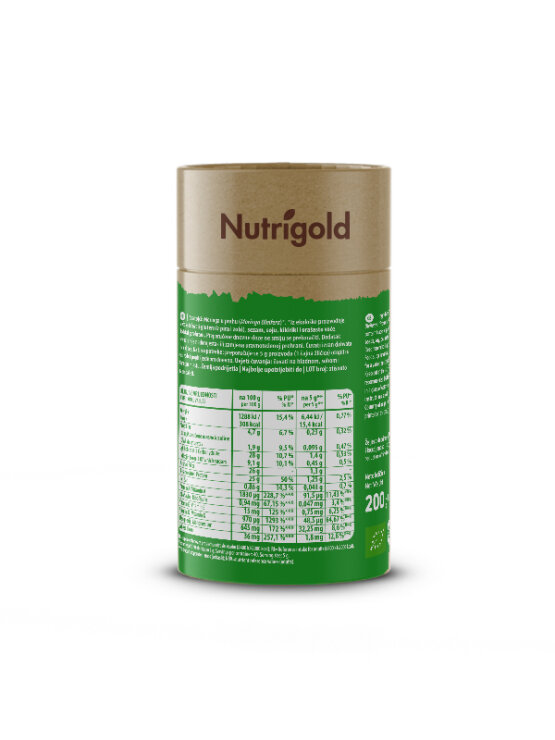 Nutrigold Moringa Pulver - Biologisch in einer 200 Gramm Packung