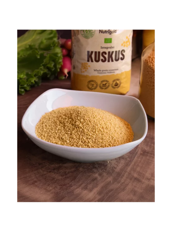 Nutrigold Couscous Vollkorn - Biologisch in einer 1 Kilogramm Packung
