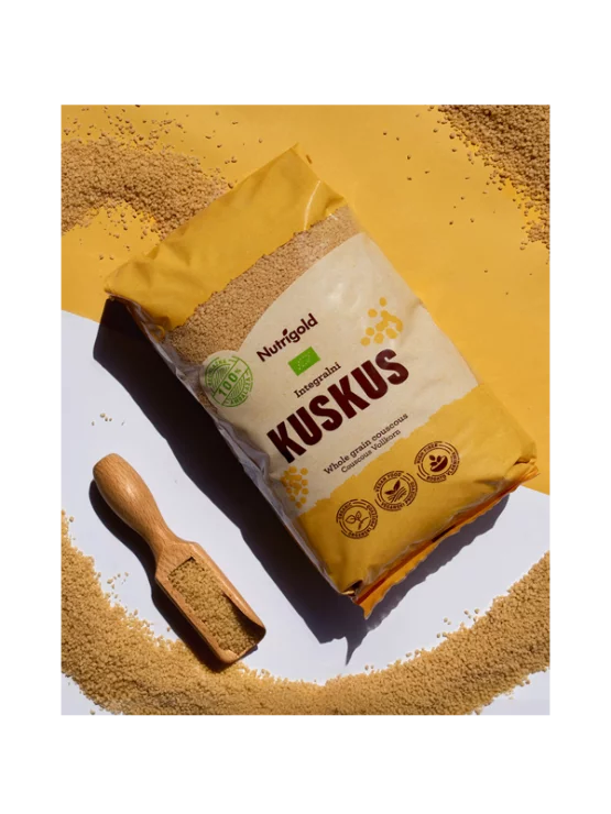 Nutrigold Couscous Vollkorn - Biologisch in einer 1 Kilogramm Packung