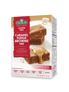 Brownie-Mix mit Karamell 400g Orgran