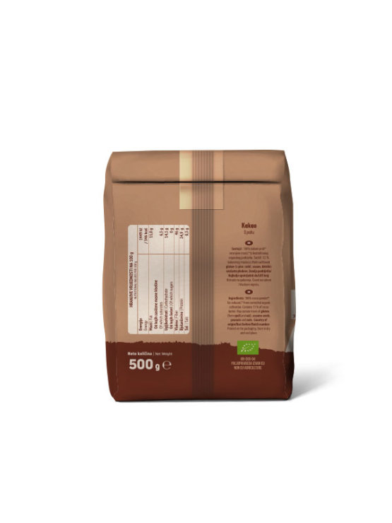 Nutrigold biologisches Kakaopulver in einer 500 Gramm Packung