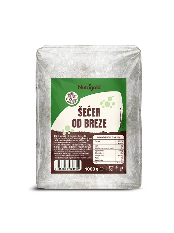 Nutrigold Birkenzucker in einer 1000g Packung