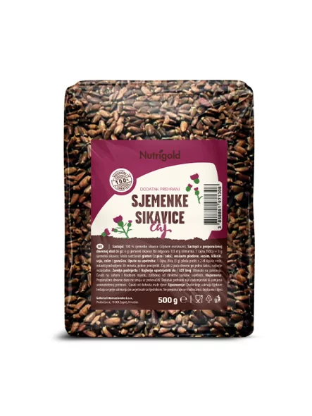 Nutrigold Mariendistelsamen in einer 500g Packung