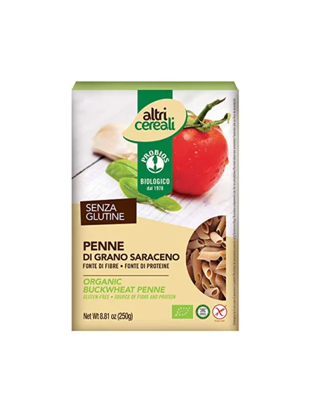 Probios Buchweizennudeln - Penne Glutenfrei Biologisch in einer 250g Verpackung