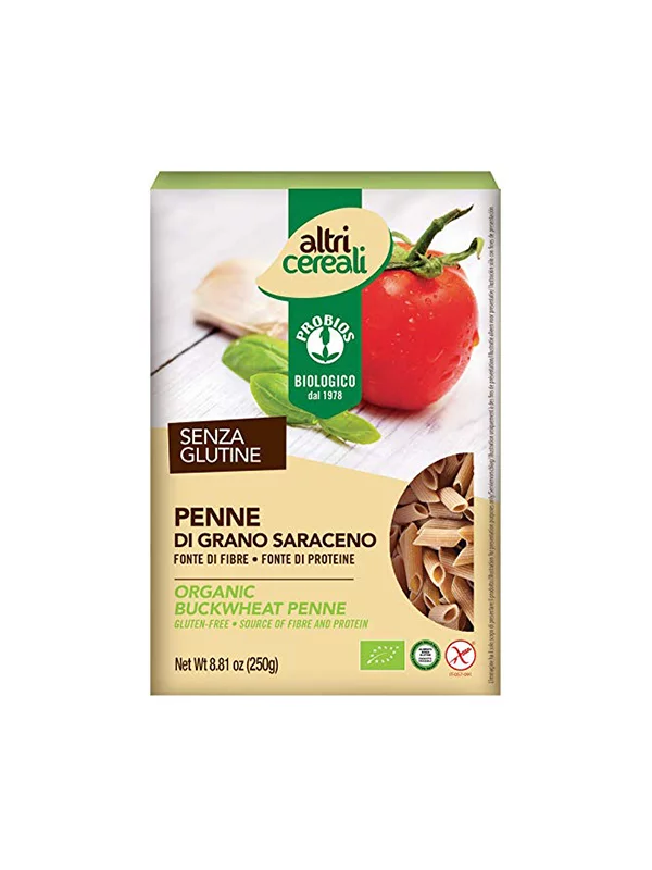 Probios Buchweizennudeln - Penne Glutenfrei Biologisch in einer 250g Verpackung