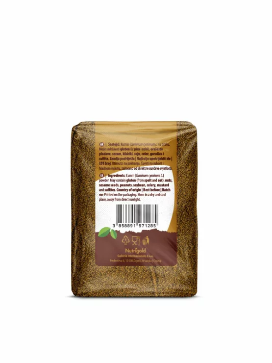 Nutrigold Kreuzkümmelpulver in einer 200 Gramm Packung