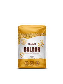 Nutrigold Bulgur in einer durchsichtigen 1kg Packung