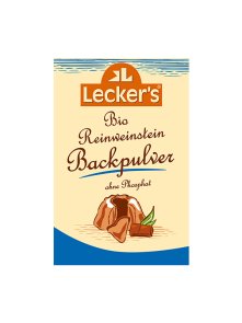 Lecker's Backpulver ohne Phosphat - Biologisch 4x21g