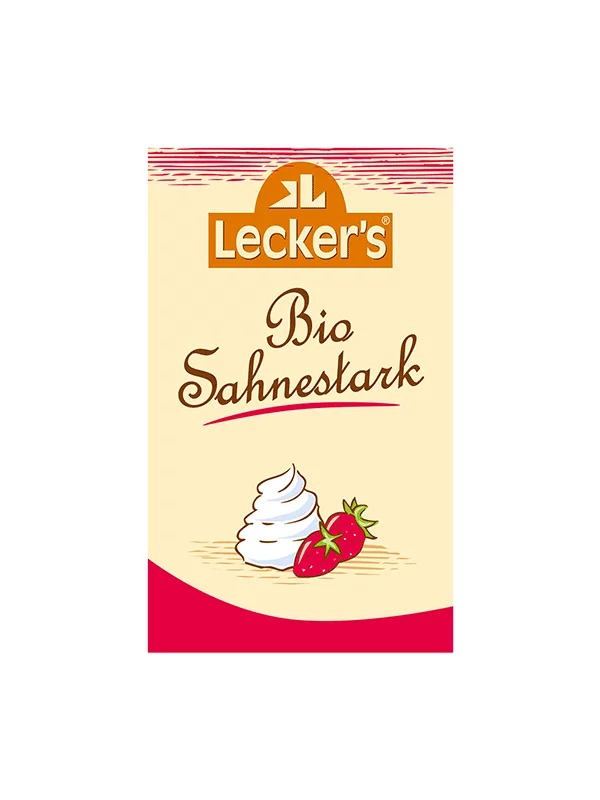 Lecker's Sahnestark – Bio 4x8g Beutel