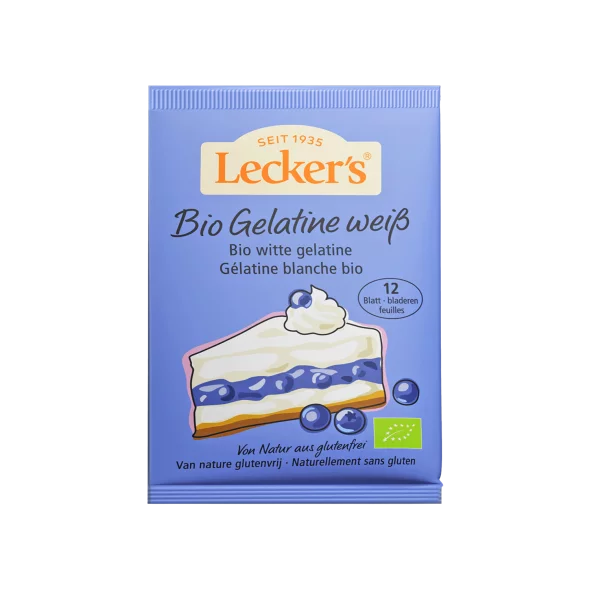 Lecker's Gelatine – Biologisch in einer 20g Packung